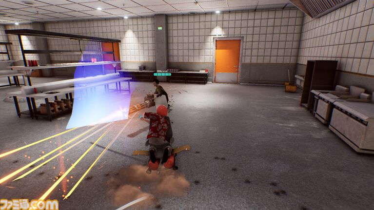 『Last Man Sitting』オフィスチェアを乗りこなすサラリーマン爆走アクションが配信開始。ガトリングや刀で爽快無双。PvEはもちろんPvPモードも遊べる