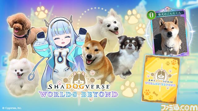 『シャドバWB』わんちゃんだらけの特別ルール“シャドッグバース”開催！ 柴犬のごんたくんなどキュートな実写犬が参戦【エイプリルフール】
