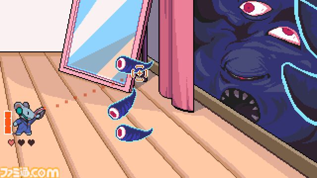 元人間のねずみが悪霊を祓う『ねずみバスターズ！』Switch版が発売決定。『メグとばけもの』のOdencatが手掛けるドットホラーADV