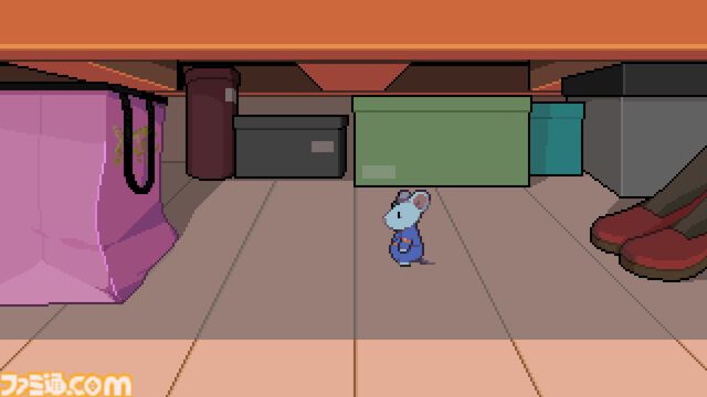 元人間のねずみが悪霊を祓う『ねずみバスターズ！』Switch版が発売決定。『メグとばけもの』のOdencatが手掛けるドットホラーADV
