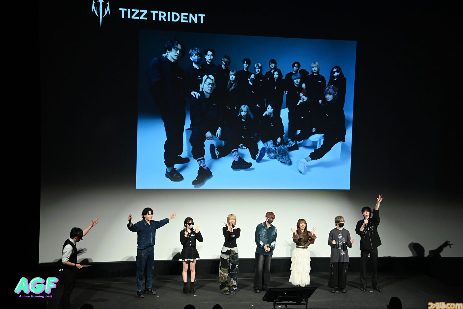 人気TikTokerによる生実況ステージで会場テンションぶちあがり！ ゲームストリーマーチーム“TIZZ TRIDENT”結成お披露⽬ステージも盛況に【Anime Gaming Fest】
