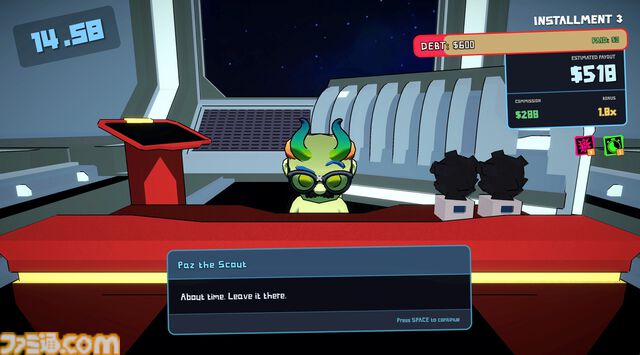 『星間爆走便：スペースドリフター』邪魔な小惑星を破壊して加速する運び屋アクションローグライクが本日（4/1）発売。借金を返済し自由を目指せ