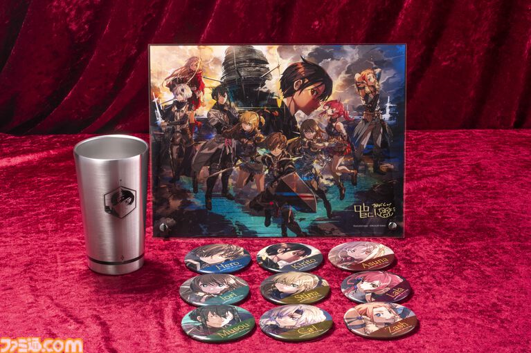 『SAO』ゲーム最新作『Echoes of Aincrad』プレミアムエディションに同梱されるグッズの実物画像が公開。ビジュアルブック収録の設定資料も一部お披露目