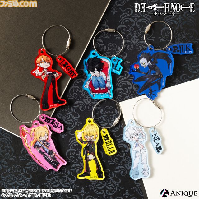 『デスノート』タロットカード風ジオラマアクリルステンド、証明写真風ブロマイドなどが登場。4月30日より順次開催となるホップアップショップで発売