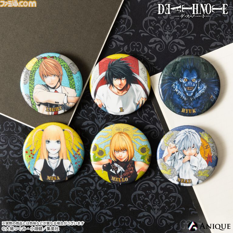 『デスノート』タロットカード風ジオラマアクリルステンド、証明写真風ブロマイドなどが登場。4月30日より順次開催となるホップアップショップで発売