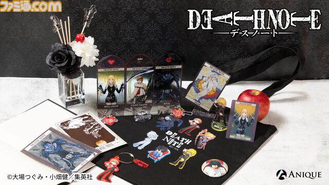 『デスノート』タロットカード風ジオラマアクリルステンド、証明写真風ブロマイドなどが登場。4月30日より順次開催となるホップアップショップで発売