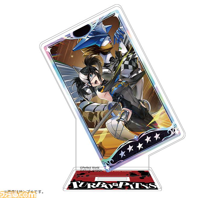 『ペルソナ5: The Phantom X』怪ドル“橋本 麻由美（コードネーム：ターボ）”の登場を記念したグッズが登場。ゲーム内イラストを使用したアクスタやキーホルダーが予約開始
