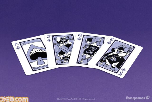 『UNDERTALE』＆『DELTARUNE』の新グッズ登場。オメガフラウィーのポスターやランサーたちのトランプなどがラインアップ。トランプには“ルールのカード”が付いてくる