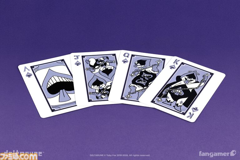 『UNDERTALE』＆『DELTARUNE』の新グッズ登場。オメガフラウィーのポスターやランサーたちのトランプなどがラインアップ。トランプには“ルールのカード”が付いてくる