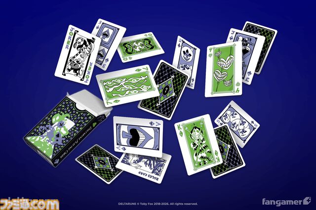 『UNDERTALE』＆『DELTARUNE』の新グッズ登場。オメガフラウィーのポスターやランサーたちのトランプなどがラインアップ。トランプには“ルールのカード”が付いてくる