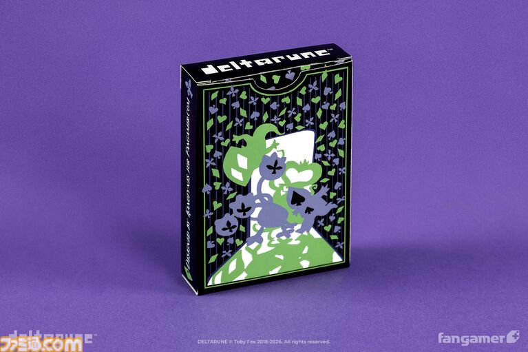 『UNDERTALE』＆『DELTARUNE』の新グッズ登場。オメガフラウィーのポスターやランサーたちのトランプなどがラインアップ。トランプには“ルールのカード”が付いてくる