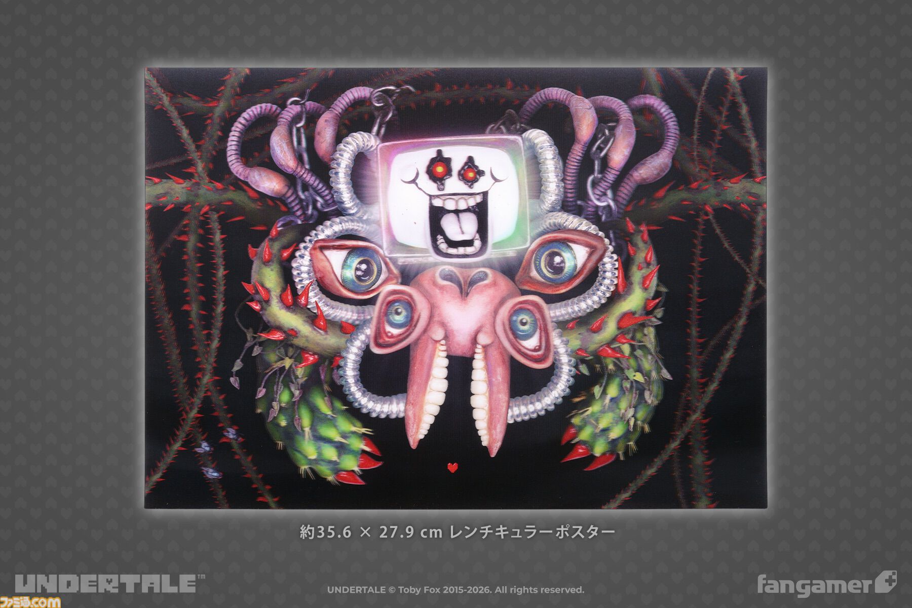 『UNDERTALE』＆『DELTARUNE』の新グッズ登場。オメガフラウィーのポスターやランサーたちのトランプなどがラインアップ。トランプには“ルールのカード”が付いてくる