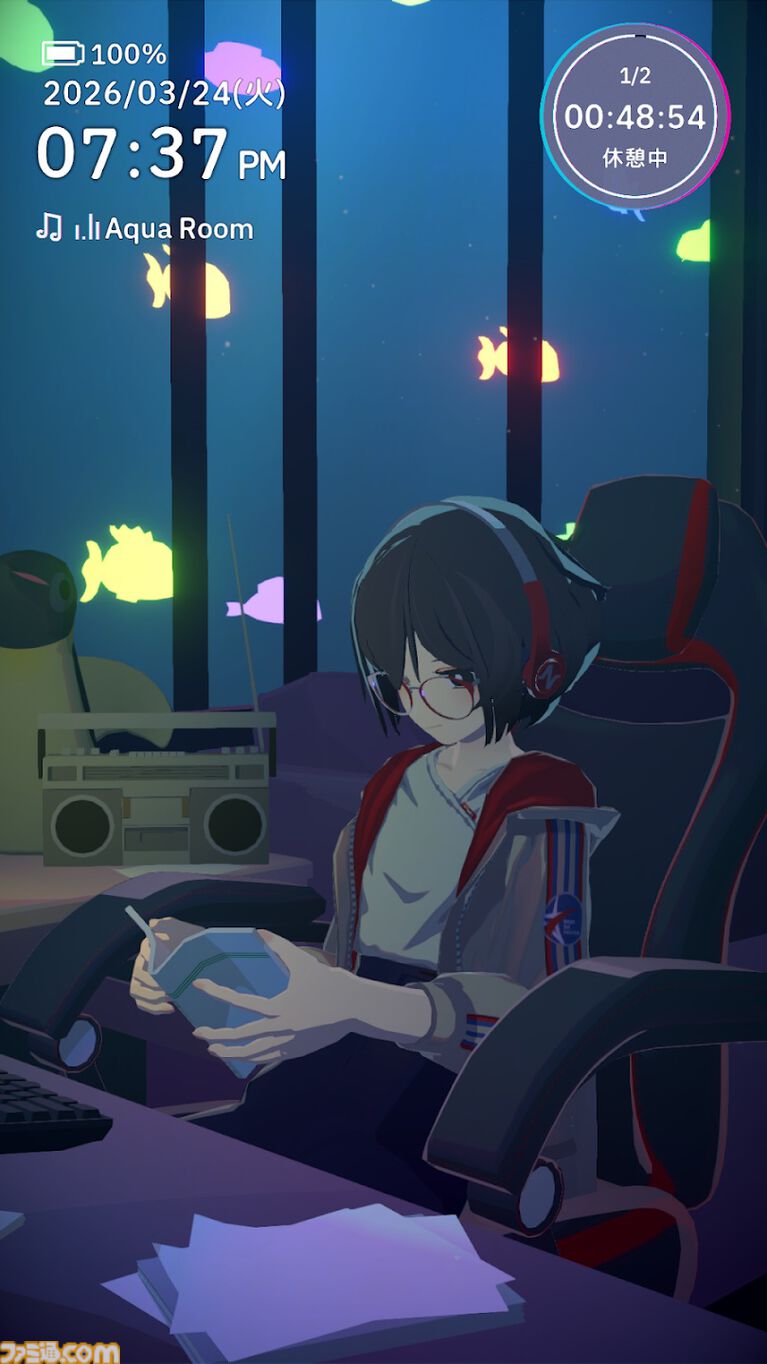 『Chill with You：Lo-Fi Story』スマホ版が4月8日に配信決定。文学少女とチルなひとときを過ごす作業用アドベンチャーゲーム。PC版と連携可能