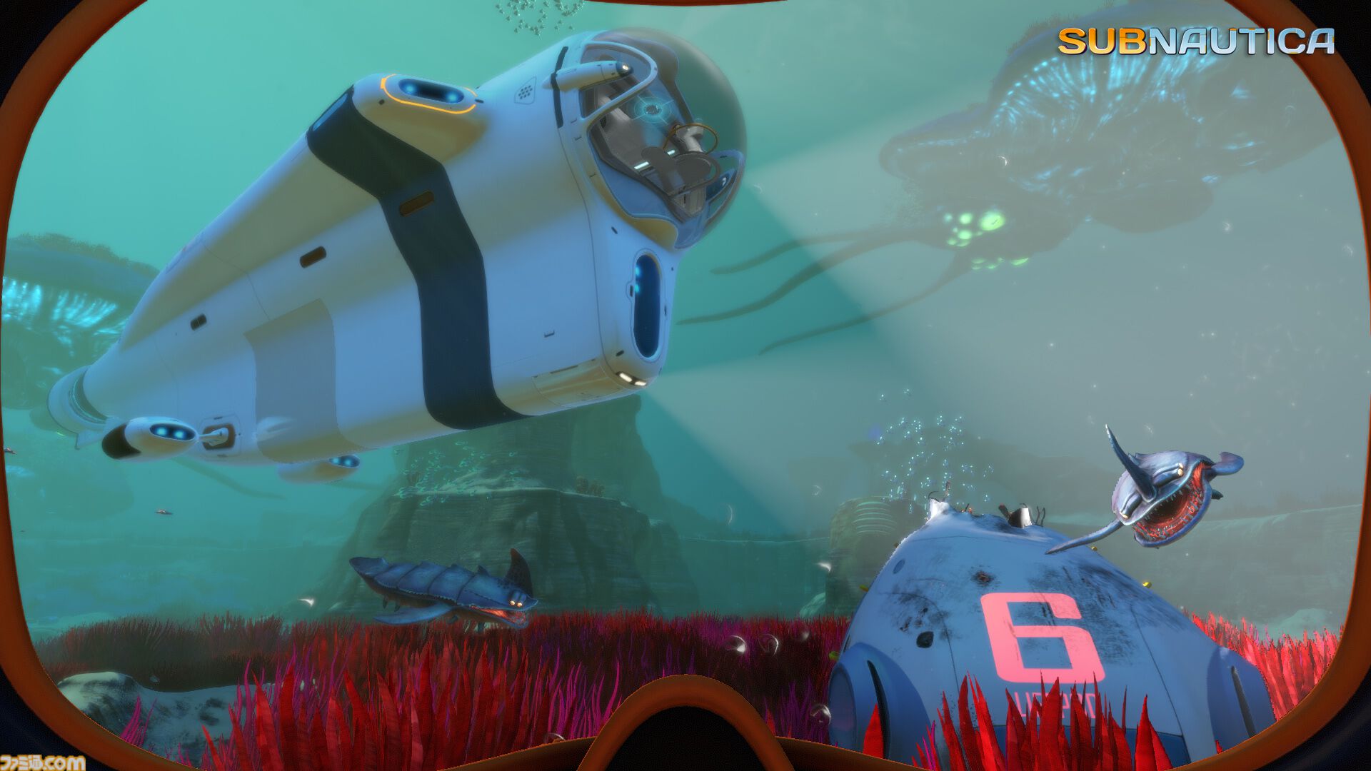 『サブノーティカ』未知の生物が潜む海洋惑星サバイバルが明日（4/3）より無料プレイ可能に。危険に満ちた過酷な深海を探索し脱出を目指す