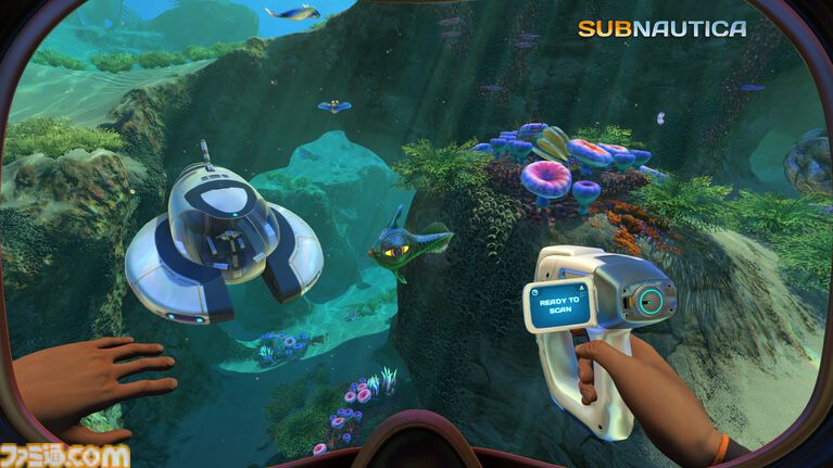 『サブノーティカ』未知の生物が潜む海洋惑星サバイバルが明日（4/3）より無料プレイ可能に。危険に満ちた過酷な深海を探索し脱出を目指す