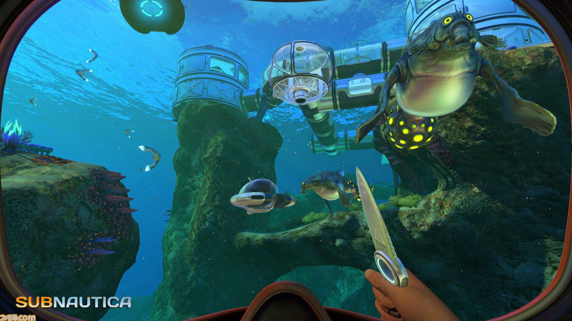 『サブノーティカ』未知の生物が潜む海洋惑星サバイバルが明日（4/3）より無料プレイ可能に。危険に満ちた過酷な深海を探索し脱出を目指す
