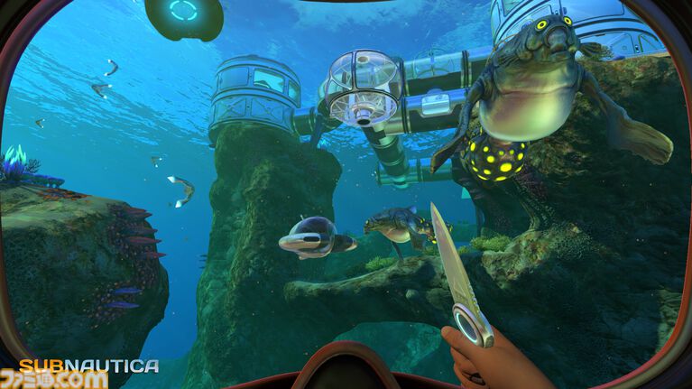 『サブノーティカ』未知の生物が潜む海洋惑星サバイバルが明日（4/3）より無料プレイ可能に。危険に満ちた過酷な深海を探索し脱出を目指す