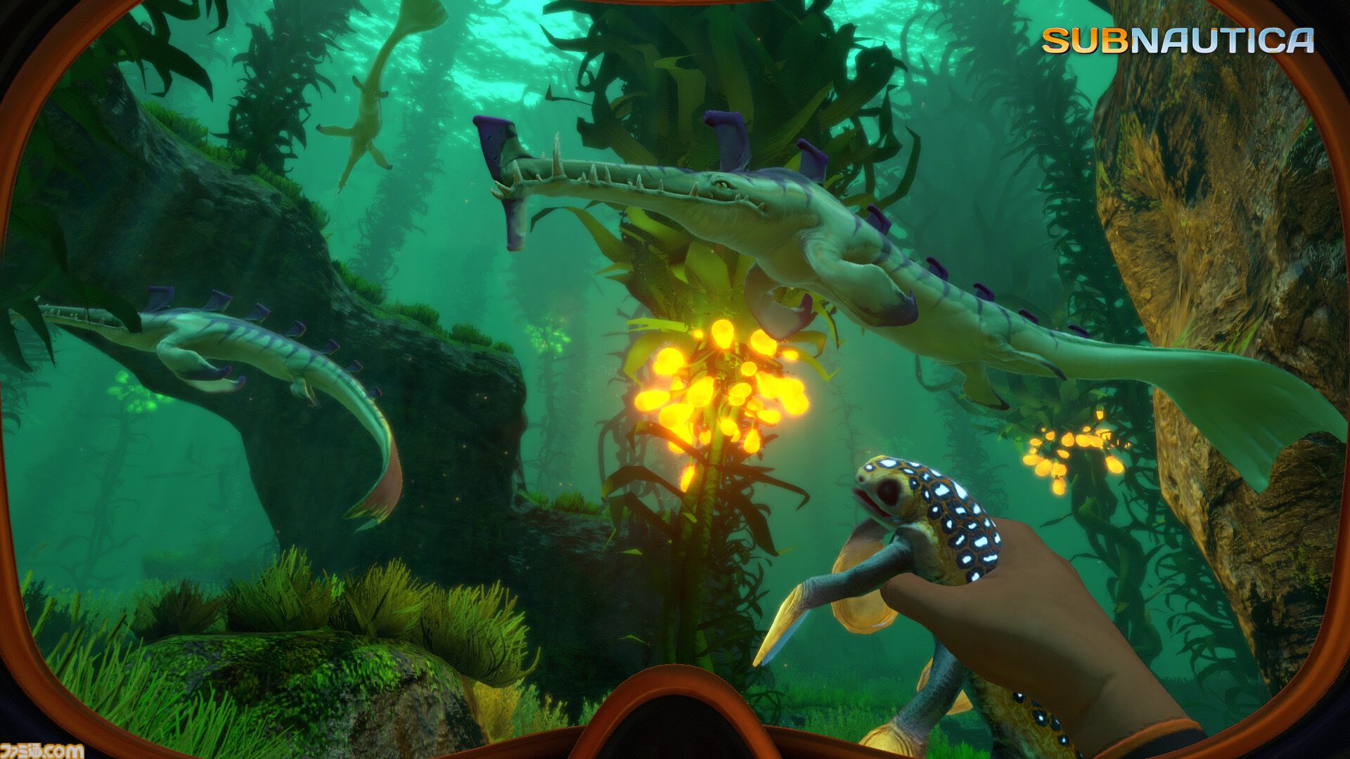 『サブノーティカ』未知の生物が潜む海洋惑星サバイバルが明日（4/3）より無料プレイ可能に。危険に満ちた過酷な深海を探索し脱出を目指す