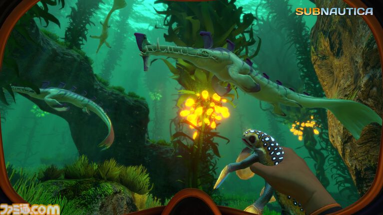 『サブノーティカ』未知の生物が潜む海洋惑星サバイバルが明日（4/3）より無料プレイ可能に。危険に満ちた過酷な深海を探索し脱出を目指す