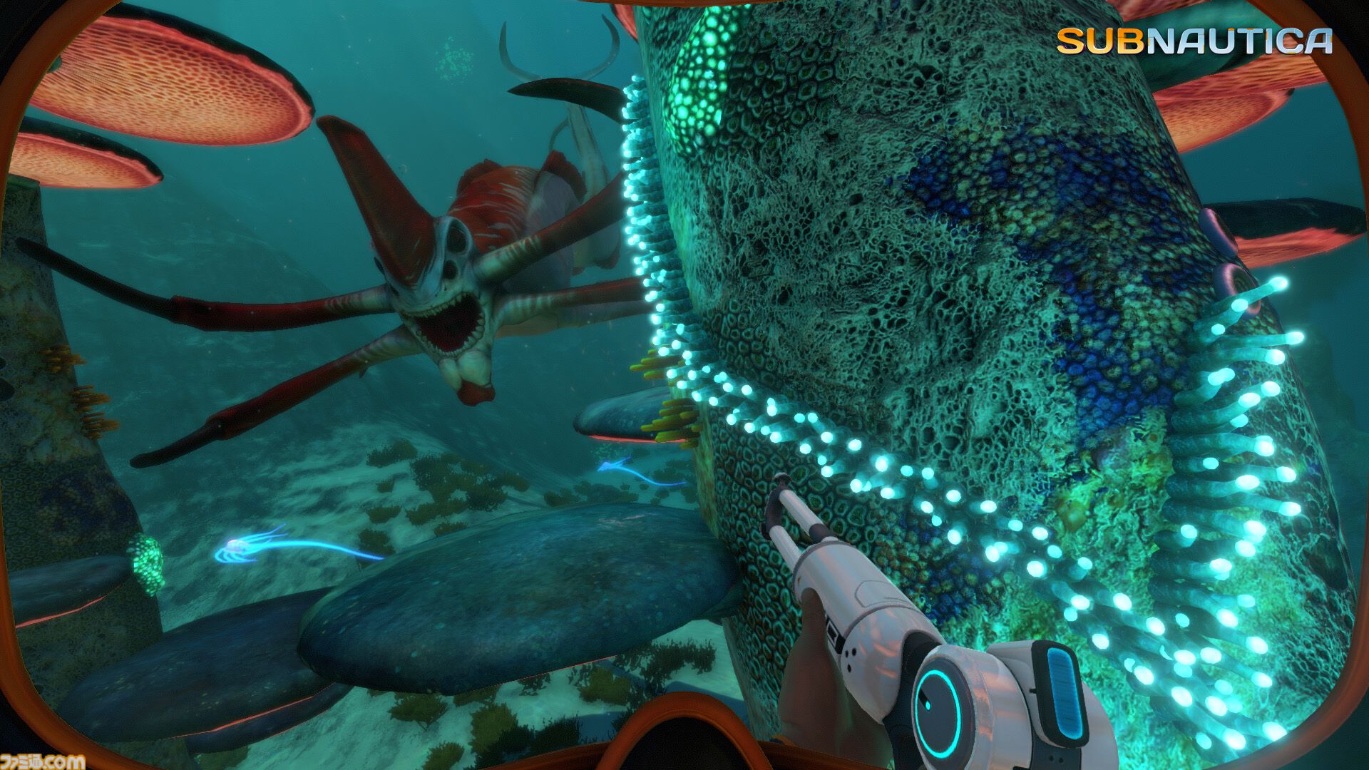 『サブノーティカ』未知の生物が潜む海洋惑星サバイバルが明日（4/3）より無料プレイ可能に。危険に満ちた過酷な深海を探索し脱出を目指す
