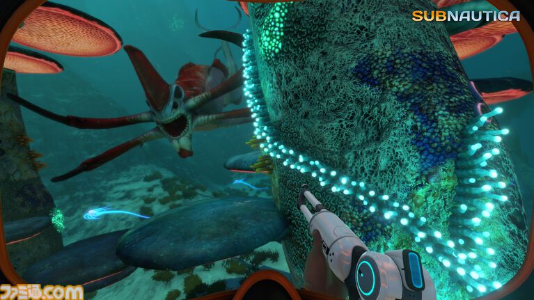 『サブノーティカ』未知の生物が潜む海洋惑星サバイバルが明日（4/3）より無料プレイ可能に。危険に満ちた過酷な深海を探索し脱出を目指す