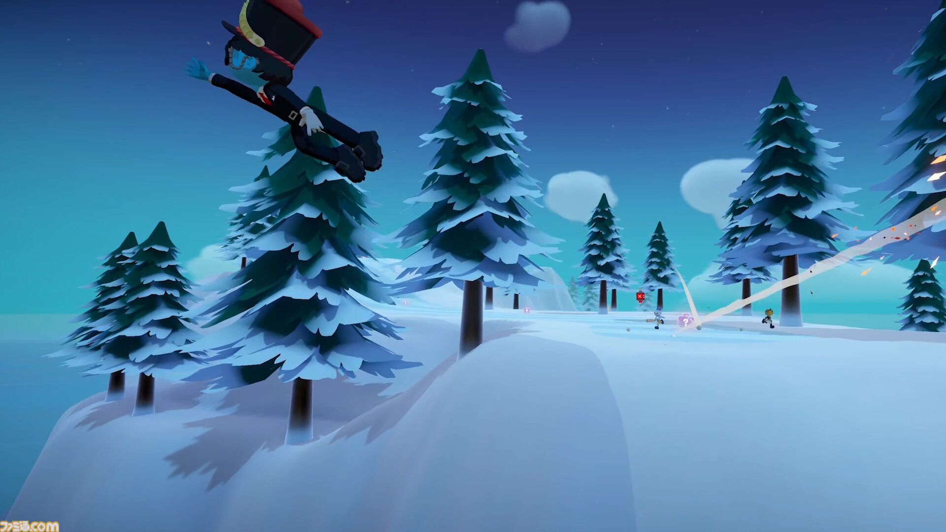 『スーパーバトルゴルフ』打順を無視して妨害しまくるハチャメチャゴルフゲームが4月10日に大型アップデート。周りのプレイヤーを凍結させる新アイテムや雪景色の新ホールが登場