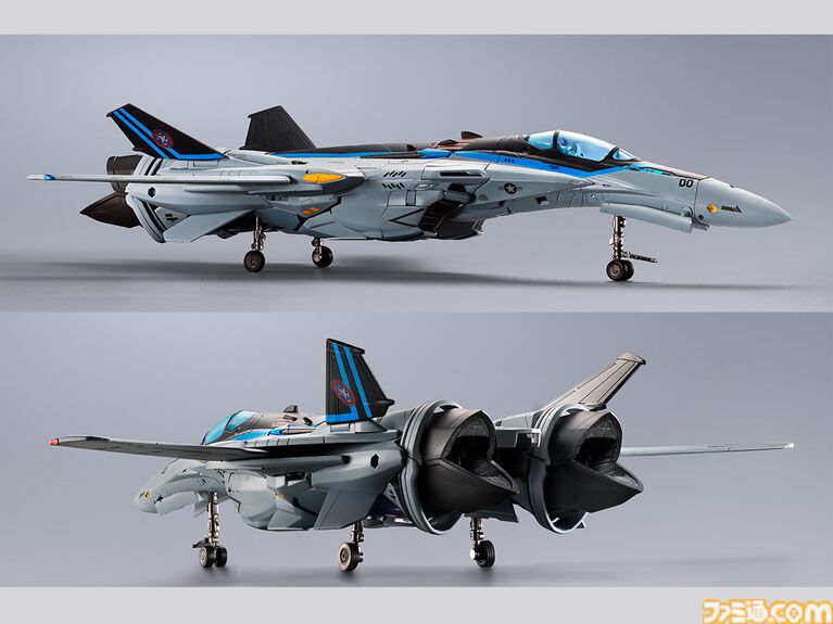 【マクロスF】『トップガン』コラボ、マーヴェリックカラーのVF-25が登場。変形ギミック搭載のフィギュアが本日（4/3）予約開始
