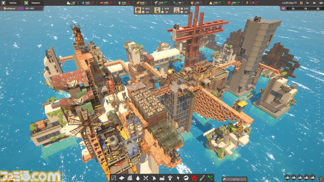 『崩壊都市』物理演算で崩壊しないように海上で都市を積み上げる建設シミュレーター。Steamで本日（4/3）配信開始