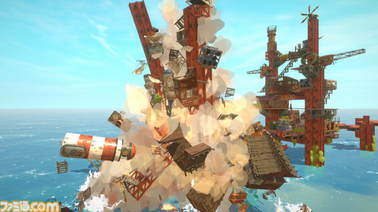 『崩壊都市』物理演算で崩壊しないように海上で都市を積み上げる建設シミュレーター。Steamで本日（4/3）配信開始