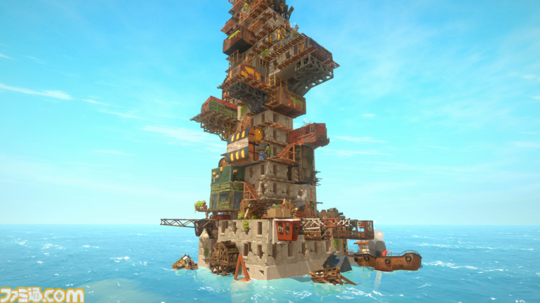 『崩壊都市』物理演算で崩壊しないように海上で都市を積み上げる建設シミュレーター。Steamで本日（4/3）配信開始