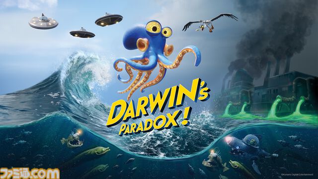 『ダーウィンズパラドックス』人類の命運を握るのは一匹のタコ。墨や吸盤を駆使してエイリアンの陰謀に立ち向かうアクションアドベンチャー発売中