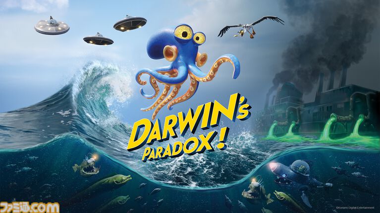 『ダーウィンズパラドックス』人類の命運を握るのは一匹のタコ。墨や吸盤を駆使してエイリアンの陰謀に立ち向かうアクションアドベンチャー発売中