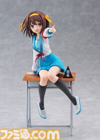 『涼宮ハルヒの憂鬱』アニメ20周年記念ver.フィギュアが予約開始。スペシャルセットでは宣言顔やポニーテールパーツなどが付属