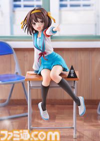 『涼宮ハルヒの憂鬱』アニメ20周年記念ver.フィギュアが予約開始。スペシャルセットでは宣言顔やポニーテールパーツなどが付属