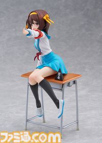 『涼宮ハルヒの憂鬱』アニメ20周年記念ver.フィギュアが予約開始。スペシャルセットでは宣言顔やポニーテールパーツなどが付属