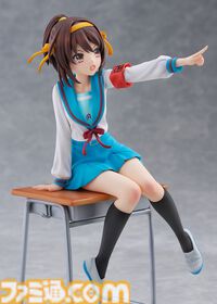 『涼宮ハルヒの憂鬱』アニメ20周年記念ver.フィギュアが予約開始。スペシャルセットでは宣言顔やポニーテールパーツなどが付属