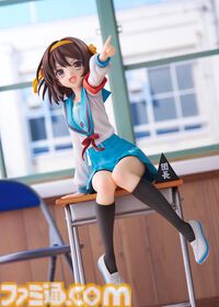 『涼宮ハルヒの憂鬱』アニメ20周年記念ver.フィギュアが予約開始。スペシャルセットでは宣言顔やポニーテールパーツなどが付属