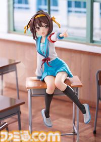 『涼宮ハルヒの憂鬱』アニメ20周年記念ver.フィギュアが予約開始。スペシャルセットでは宣言顔やポニーテールパーツなどが付属