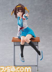 『涼宮ハルヒの憂鬱』アニメ20周年記念ver.フィギュアが予約開始。スペシャルセットでは宣言顔やポニーテールパーツなどが付属