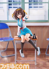 『涼宮ハルヒの憂鬱』アニメ20周年記念ver.フィギュアが予約開始。スペシャルセットでは宣言顔やポニーテールパーツなどが付属