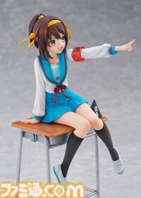 『涼宮ハルヒの憂鬱』アニメ20周年記念ver.フィギュアが予約開始。スペシャルセットでは宣言顔やポニーテールパーツなどが付属