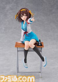 『涼宮ハルヒの憂鬱』アニメ20周年記念ver.フィギュアが予約開始。スペシャルセットでは宣言顔やポニーテールパーツなどが付属