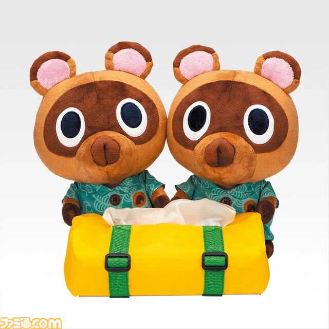 『どうぶつの森』過去の好評グッズを揃えた一番くじが本日（4/4）発売。つぶきちとまめきちのティッシュケースがかわいい。タヌポートATM型の貯金箱なども