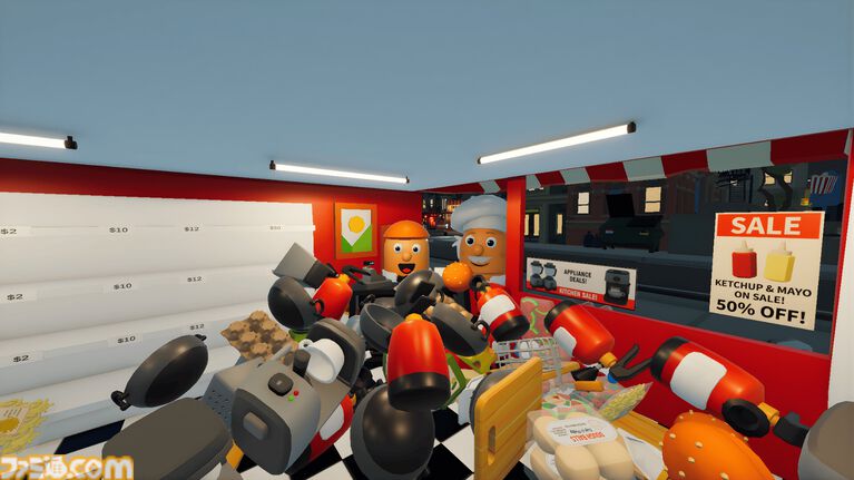 『Hot Meals Fast Wheels』フードトラックを経営するパーティーゲームが発表。料理、買い出し、運転を最大4人でリアルタイムにプレイするカオスな料理シミュレーター