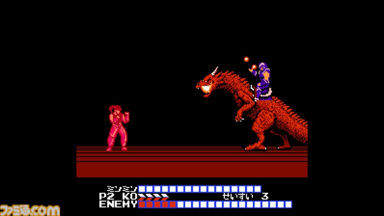 『飛龍の拳 コレクション』シリーズ初期の4作品が収録されSteamで復活。上下方向とボタンで攻撃を使い分け弱点を突く“心眼システム”がアツい