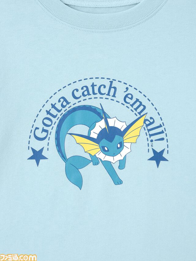 『ポケモン』“夏の海”テーマのアパレルがGUで5月22日より発売。Tシャツ&ハーフパンツで親子いっしょに楽しめるマリンルックに