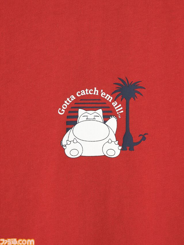 『ポケモン』“夏の海”テーマのアパレルがGUで5月22日より発売。Tシャツ&ハーフパンツで親子いっしょに楽しめるマリンルックに