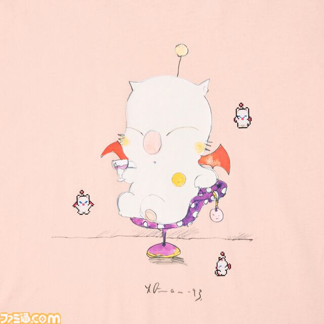 【FF】『ファイナルファンタジー』ユニクロUTの発売日が6月17日に決定。天野喜孝が描くモーグリと、ピクセルアートのモーグリの別ベクトルのかわいさが共存