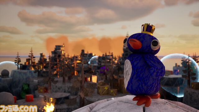 『LINK penguins』木でも机でもピアノでも、なんでも繋げて橋を作れ！　最大8人で遊べる協力ペンギンアクションがSteamにて配信