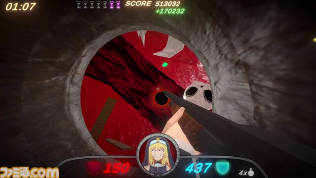 『Guns and Nuns: Storming Hell』シスターが高笑いしながら重火器をぶっ放す。地獄に乗り込み、ショットガンや火炎放射器で悪魔を蹴散らす爽快FPS